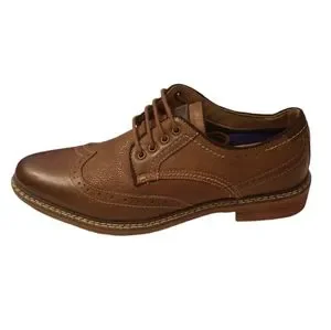 Steve Madden Mens Size 9.5 Dress Shoes Wingtip Oxford Leather Cognac Brown Steve Madden Mens Size 9.5 Dress Shoes Wingtip Oxford  main image 2